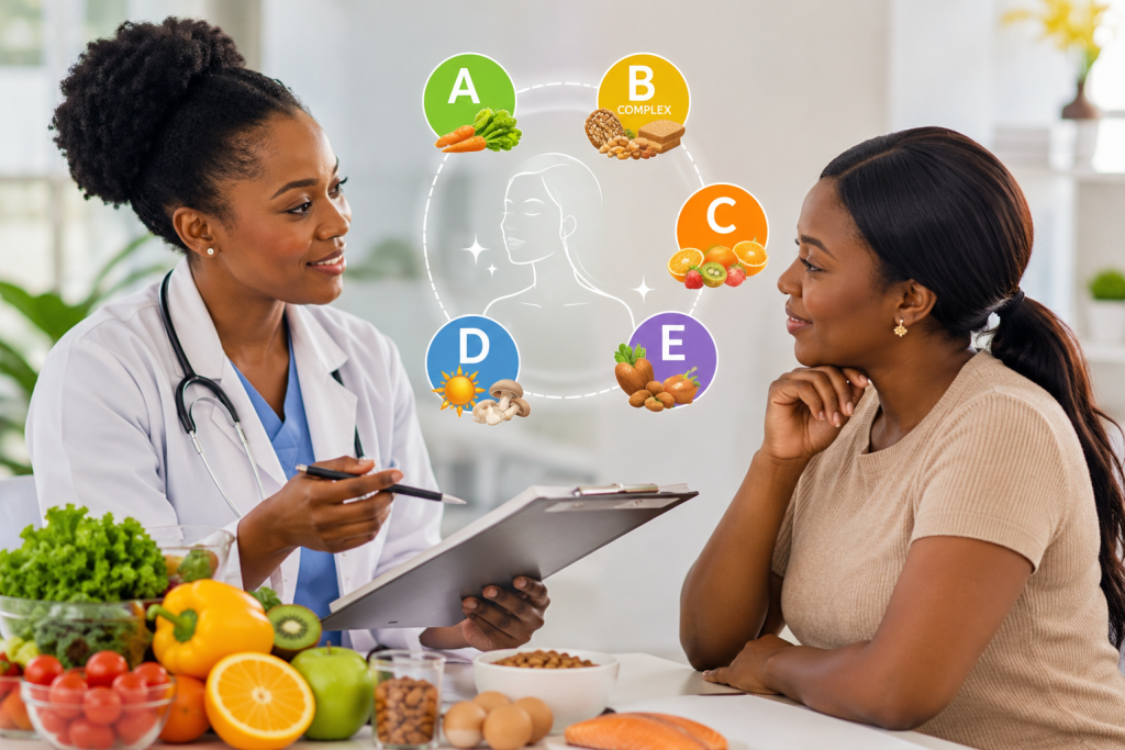 Nutritionist and patient